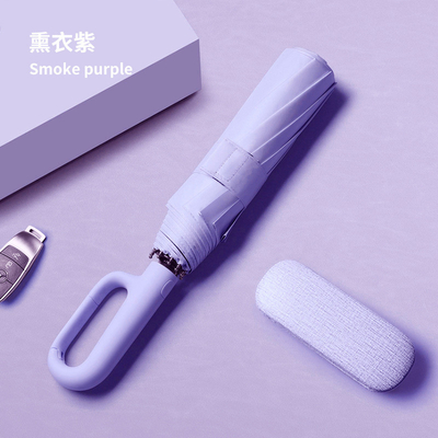 大型丸いロックハンドル ポンジー ヴィニール 簡単にオッハング フルオートマティック 防風UVブロック傘